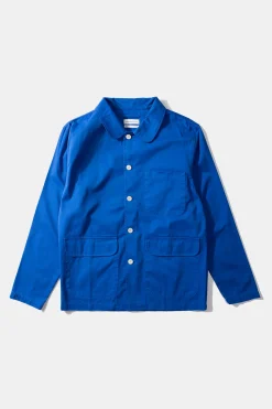 Hombre Edmmond Studios Albatros Jacket Plain Blue