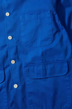 Hombre Edmmond Studios Albatros Jacket Plain Blue