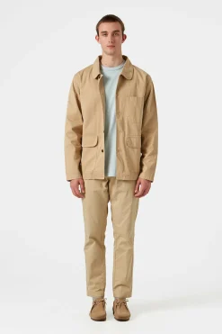 Hombre Edmmond Studios Albatros Jacket Plain Tan