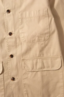 Hombre Edmmond Studios Albatros Jacket Plain Tan