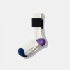 Hombre Edmmond Studios Archer Socks Plain Off White