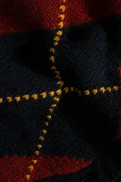 Hombre Edmmond Studios Argyle Vest Plain Navy