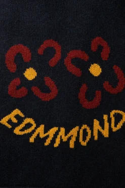 Hombre Edmmond Studios Argyle Vest Plain Navy