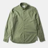 Hombre Edmmond Studios Bd Shirt Oxford Plain Olive