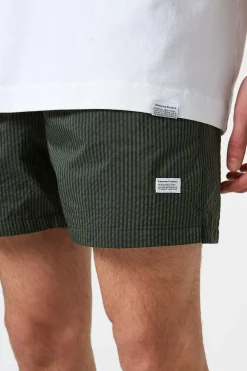 Hombre Edmmond Studios Ben Vertical Stripes Khaki