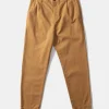 Hombre Edmmond Studios Chino Herringbone Plain Caramel