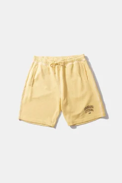 Hombre Edmmond Studios College Arch Shorts Plain Light Yellow