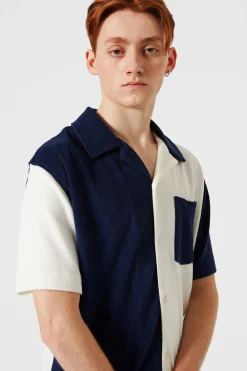 Hombre Edmmond Studios Colour Block Terry Shirt