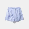 Hombre Edmmond Studios Cotton Boxer Plain Light Blue