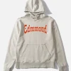 Hombre Edmmond Studios Curly Hoodie Plain Grey Melange