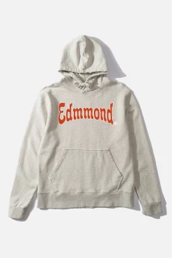 Hombre Edmmond Studios Curly Hoodie Plain Grey Melange