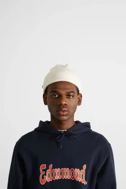 Hombre Edmmond Studios Curly Hoodie Plain Navy