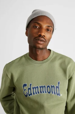 Hombre Edmmond Studios Curly Sw Plain Olive