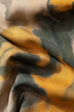 Hombre Edmmond Studios Darius Short Sleeve Plain Mustard