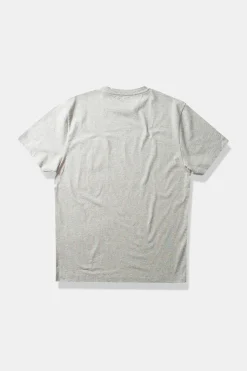 Hombre Edmmond Studios Duck Patch Tee Plain Grey Melange