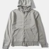 Hombre Edmmond Studios Duck Patch Zip Hoodie Plain Grey