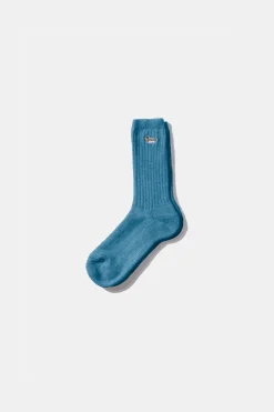 Hombre Edmmond Studios Duck Socks Plain Aqua