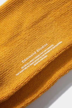 Hombre Edmmond Studios Duck Socks Plain Mustard