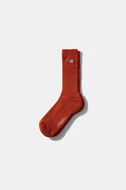 Hombre Edmmond Studios Duck Socks Plain Orange