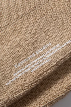 Hombre Edmmond Studios Duck Socks Plain Tan