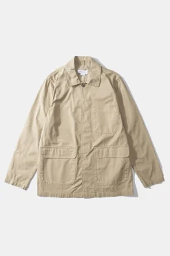Hombre Edmmond Studios Dune Jacket Plain Beige