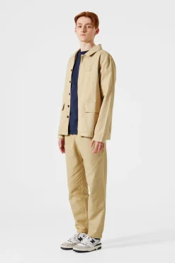 Hombre Edmmond Studios Dune Jacket Plain Beige