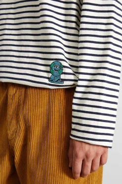 Hombre Edmmond Studios Embro Stripes Plain Navy