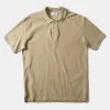Hombre Edmmond Studios Ferry Polo Plain Tan
