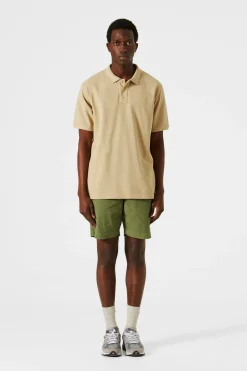 Hombre Edmmond Studios Ferry Polo Plain Tan