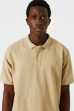 Hombre Edmmond Studios Ferry Polo Plain Tan