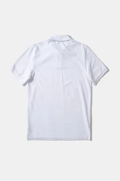 Hombre Edmmond Studios Ferry Polo Plain White