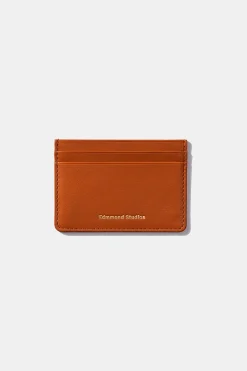 Hombre Edmmond Studios Fold Card Holder Plain Brown