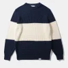 Hombre Edmmond Studios Hawaii Sweater Plain Blue