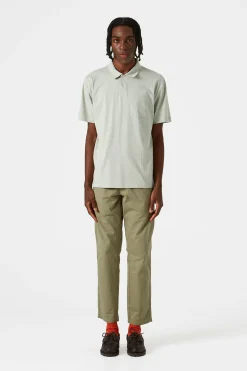 Hombre Edmmond Studios Jersey Polo Plain Sage