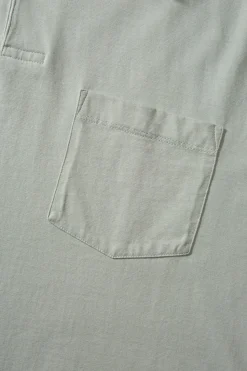 Hombre Edmmond Studios Jersey Polo Plain Sage