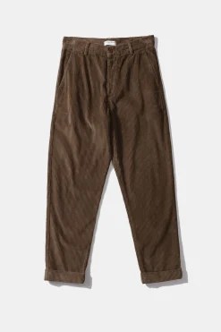 Hombre Edmmond Studios Jorge Pants Plain Brown