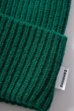 Hombre Edmmond Studios Knit Beanie Plain Green