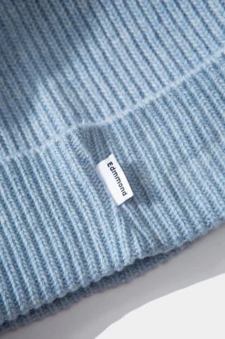 Hombre Edmmond Studios Knit Beanie Plain Light Blue