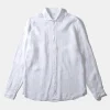 Hombre Edmmond Studios Linen Shirt Plain White