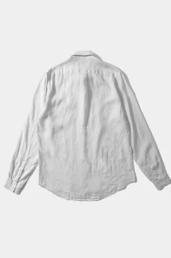 Hombre Edmmond Studios Linen Shirt Plain White