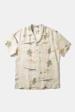 Hombre Edmmond Studios Matt Short Sleeve Plain Off White