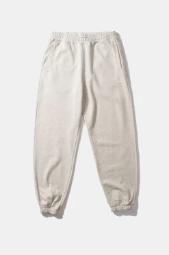 Hombre Edmmond Studios Mini Logo Pants Plain Light Grey