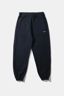 Hombre Edmmond Studios Mini Logo Pants Plain Navy