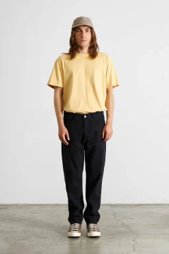 Hombre Edmmond Studios Mini Logo Plain Light Yellow