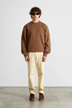 Hombre Edmmond Studios Mini Logo Sw Plain Brown