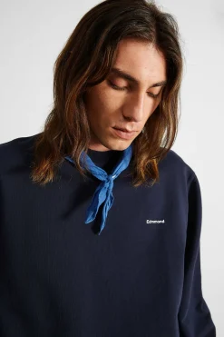 Hombre Edmmond Studios Mini Logo Sw Plain Navy