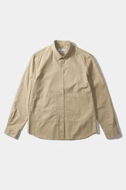 Hombre Edmmond Studios Muse Shirt Plain Tan