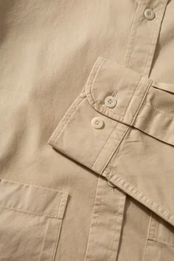 Hombre Edmmond Studios Muse Shirt Plain Tan
