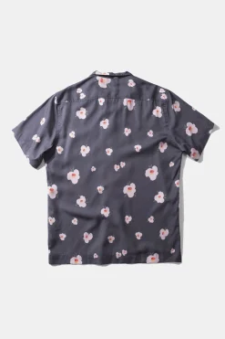 Hombre Edmmond Studios Orchid Short Sleeve Plain Navy