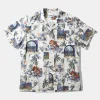 Hombre Edmmond Studios Paradise Short Sleeve Plain White